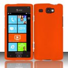 Hard Plastic Rubber Feel Case for Samsung Focus Flash i677 (AT&T) - Orange
