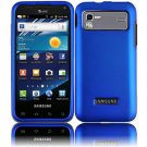Hard Plastic Rubber Feel Case for Samsung Captivate Glide 4G (AT&T) - Blue