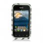 Hard Plastic Bling Rhinestone Design Case for LG myTouch Q C800/Maxx Q - Silver and Black Zebra