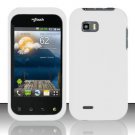 Hard Plastic Rubber Feel Case for LG myTouch Q C800/Maxx Q - White