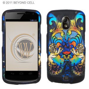 Hard Plastic Rubberized Design Case for Samsung Galaxy Nexus CDMA (Verizon/Sprint) - Lion Sculpture