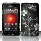 Hard Plastic Rubber Feel Design Case for Motorola Droid 4 XT894 (Verizon) - Midnight Garden