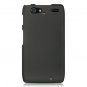 Hard Plastic Rubber Feel Case for Motorola Droid RAZR Maxx XT916 - Black