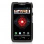 Hard Plastic Rubber Feel Case for Motorola Droid RAZR Maxx XT916 - Black