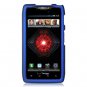 Hard Plastic Rubber Feel Case for Motorola Droid RAZR Maxx XT916 - Blue