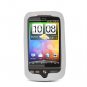 Soft Silicone Skin Cover Case for HTC Wildfire 6225 - White