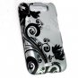 Hard Plastic Rubberized Design Case for LG Connect 4G (MetroPCS)/Viper 4G (Sprint) - Black Vines
