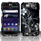 Hard Plastic Rubberized Design Case for LG Connect 4G (MetroPCS)/Viper 4G (Sprint) - Midnight Garden
