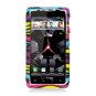 Hard Plastic Rubber Feel Design Case for Motorola Droid RAZR Maxx XT913/XT916 - Abstract Zebra
