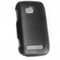 Hard Plastic 2 Piece Snap On Rubberized Case for Nokia Lumia 710 - Carbon Fiber