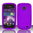 Soft Silicone Skin Cover Case for Samsung illusion i110 (Verizon) - Purple