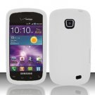 Soft Silicone Skin Cover Case for Samsung illusion i110 (Verizon) - White