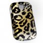Hard Plastic Snap On Rubberized Design Case for Samsung Brightside U380 - Golden Cheetah