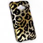 Hard Plastic Snap On Rubberized Design Case for Samsung Rugby Smart i847 - Golden Cheetah