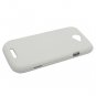 Hard Plastic 2-Piece Rubberized Snap On Cover Case for HTC One S/Ville (T-Mobile) - White