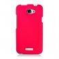 Hard Plastic 2-Piece Rubberized Snap On Cover Case for HTC One X/Elite (AT&T) - Red