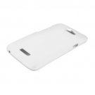 Hard Plastic 2-Piece Rubberized Snap On Cover Case for HTC One X/Elite (AT&T) - White