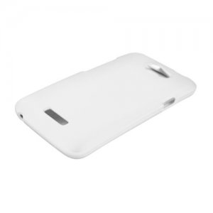 Hard Plastic 2-Piece Rubberized Snap On Cover Case for HTC One X/Elite (AT&T) - White