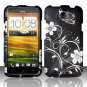 Hard Plastic 2-Piece Rubberized Snap On Design Case for HTC One X/Elite (AT&T) - Midnight Garden