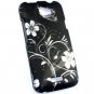 Hard Plastic 2-Piece Rubberized Snap On Design Case for HTC One X/Elite (AT&T) - Midnight Garden