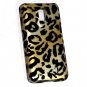 Hard Plastic 2-Piece Rubberized Snap On Design Case for LG Spectrum - Golden Cheetah
