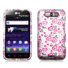 Hard Plastic Rubberized Design Case for LG Connect 4G (MetroPCS)/Viper 4G (Sprint) - Loving You