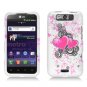 Hard Plastic Rubberized Design Case for LG Connect 4G (MetroPCS)/Viper 4G (Sprint) - Floating Hearts