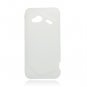 Hard Plastic Rubberized Snap-On Case for HTC Droid Incredible 4G/Fireball - White