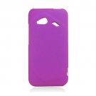 Hard Plastic Rubberized Snap-On Case for HTC Droid Incredible 4G/Fireball - Purple