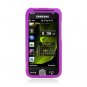 Hard Plastic Rubberized Snap-On Case for HTC Droid Incredible 4G/Fireball - Purple