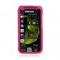 Hard Plastic Rubberized Snap-On Case for HTC Droid Incredible 4G/Fireball - Hot Pink