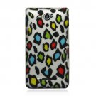 Hard Plastic 2-Piece Rubberized Snap On Design Case for LG Lucid 4G - Leopard Skins