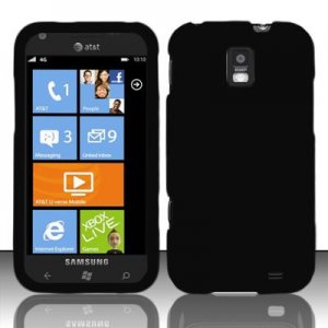 Soft Silicone Skin Cover Case for Samsung Focus S i937 (AT&T) - Black