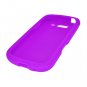 Soft Silicone Skin Cover Case for Samsung Galaxy S Blaze 4G (T-Mobile) - Purple