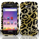 Hard Plastic Snap On Rubberized Design Case for Samsung Galaxy S Blaze 4G - Golden Cheetah