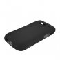 Hard Plastic Snap On Rubberized Cover Case for Samsung Galaxy S Blaze 4G - Black