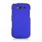 Hard Plastic Snap On Rubberized Cover Case for Samsung Galaxy S Blaze 4G - Blue
