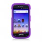 Hard Plastic Snap On Rubberized Cover Case for Samsung Galaxy S Blaze 4G - Purple