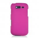 Hard Plastic Snap On Rubberized Cover Case for Samsung Galaxy S Blaze 4G - Rose Pink