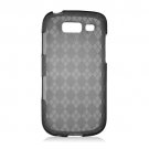 Crystal TPU Gel Check Design Skin Case for Samsung Galaxy S Blaze 4G T769 (T-Mobile) - Smoke