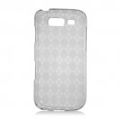 Crystal TPU Gel Check Design Skin Case for Samsung Galaxy S Blaze 4G T769 (T-Mobile) - Clear