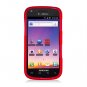 Crystal TPU Gel Check Design Skin Case for Samsung Galaxy S Blaze 4G T769 (T-Mobile) - Red