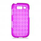 Crystal TPU Gel Check Design Skin Case for Samsung Galaxy S Blaze 4G T769 (T-Mobile) - Pink