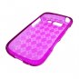 Crystal TPU Gel Check Design Skin Case for Samsung Galaxy S Blaze 4G T769 (T-Mobile) - Pink