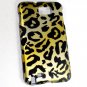 Hard Plastic 2-Piece (Snap On) Rubberized Design Case for Samsung Galaxy Note - Golden Cheetah