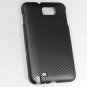Hard Plastic 2-Piece (Snap On) Rubberized Design Case for Samsung Galaxy Note - Carbon Fiber