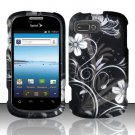 Hard Plastic Snap-On Rubberized Design Case Cover for ZTE Fury - Midnight Garden
