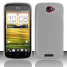 Soft TPU Gel Skin Cover Case for HTC One S/Ville (T-Mobile) - Clear