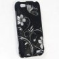Hard Plastic Rubberized Snap On Design Case for HTC One V (Virgin Mobile) - Midnight Garden