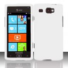 Hard Plastic Rubber Feel Case for Samsung Focus Flash i677 (AT&T) - White